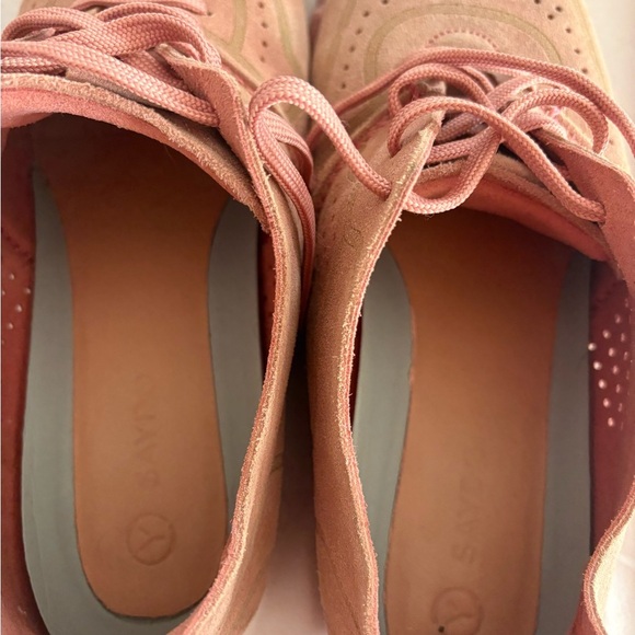 Pink Suede Low-Top Saydo Sneakers with Breathable Design women’s size 42 (10). - Picture 8 of 11